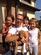 MICHELE CON FAMIGLIA E ZEUS SETTEMBRE 2013